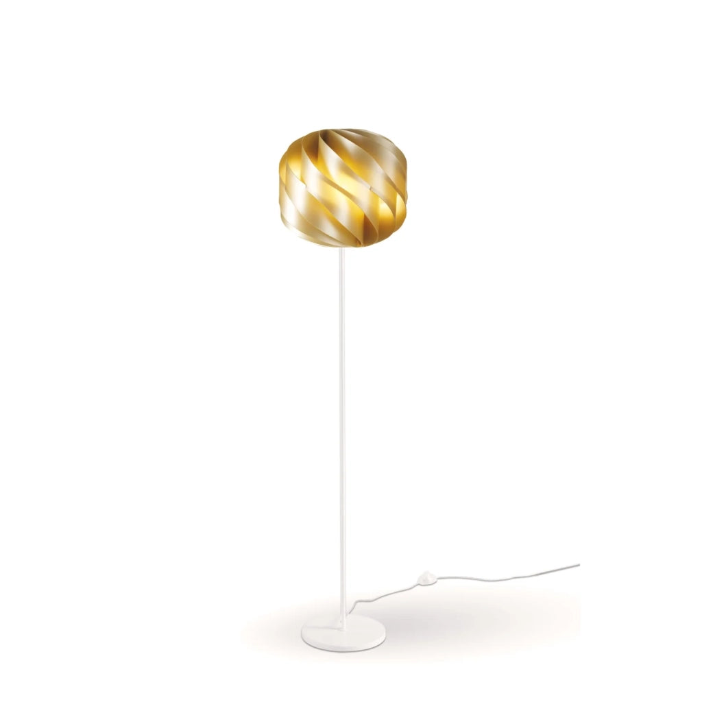 Piantana Moderna Globe Polilux ® New Gold E Metallo 1 Luce E27