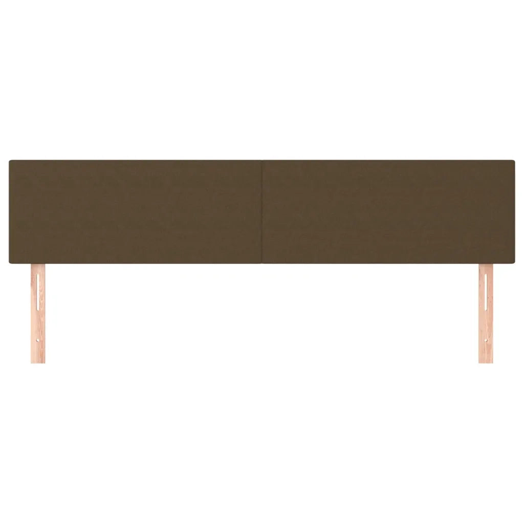 Testiera | Testata Marrone Scuro 180x5x78/88 cm in Tessuto