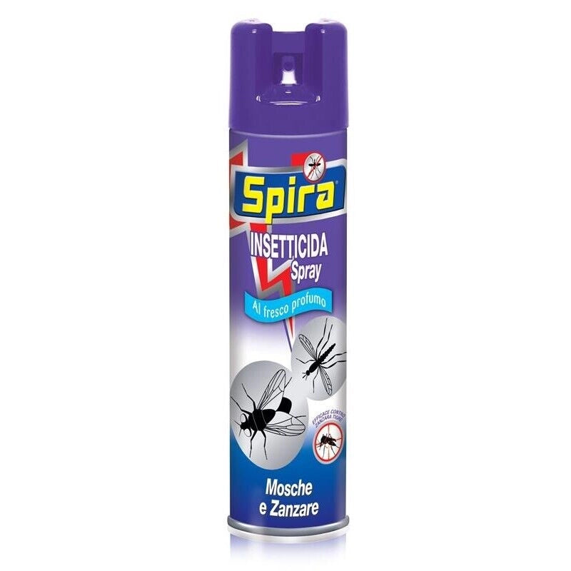 SPIRA SPRAY INSETTICIDA PER MOSCHE E ZANZARE STANDARD FORMATO DA 400 ML