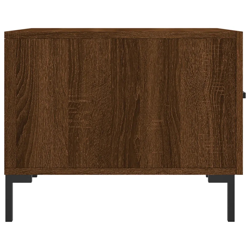 Tavolino da salotto | Tavolino da caff¨¨ | Tavolino da Soggiorno Rovere Marrone 50x50x40cm Legno Multistrato