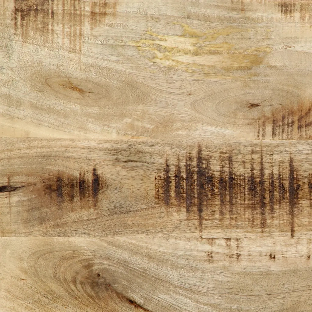 Testiera-Testata 200 cm in Legno Massello di Mango e Ferro
