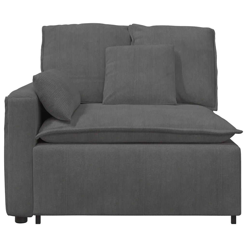 Modulo Terminale Bracciolo Divano Modulare con Cuscini 100 cm CFW9528854