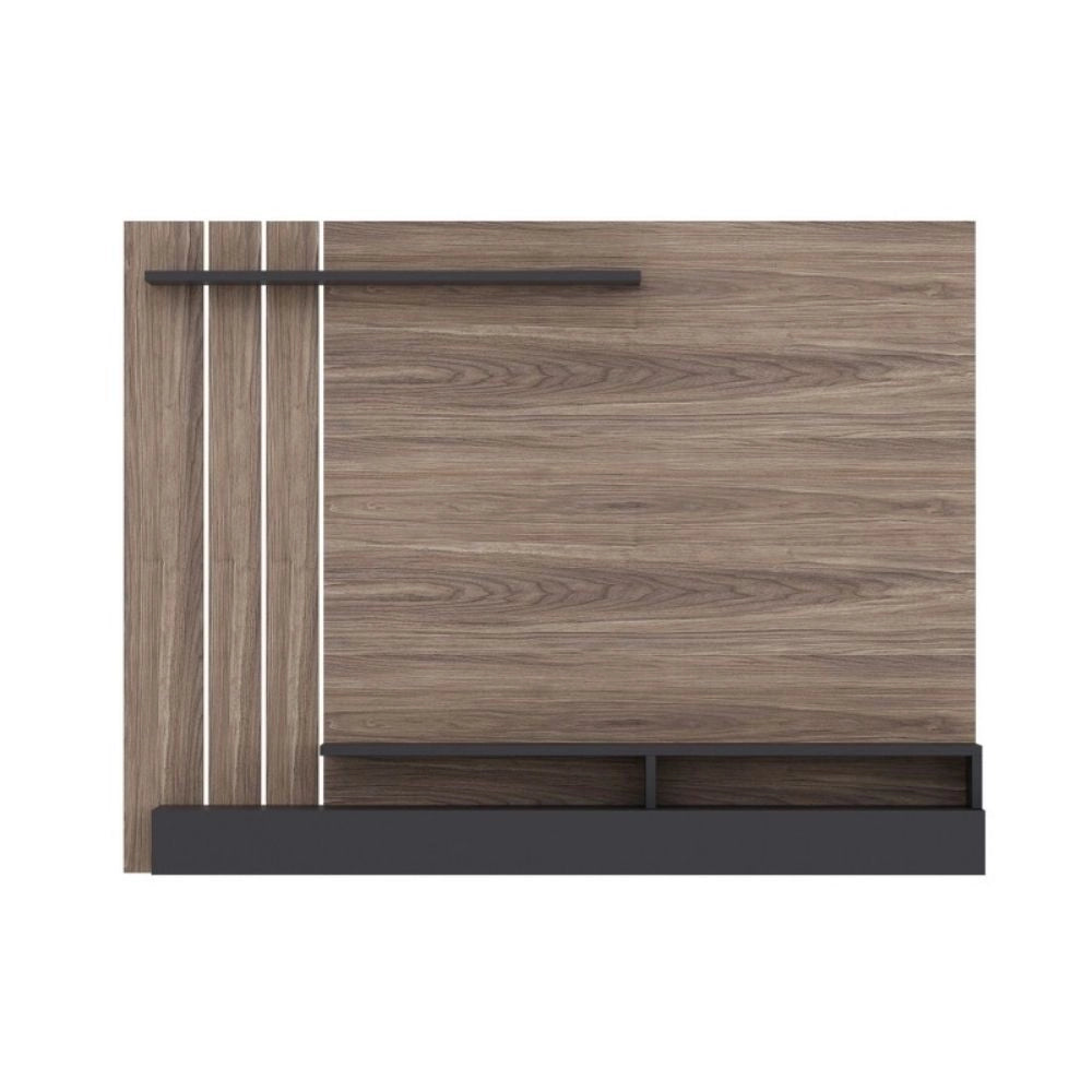 Parete porta tv noce particolari antracite Lawrance 157