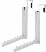 Hangers Opvollabili per Sopra la Porta - Asse da Asciugamano con 6 Viti per Abiti e Giacche - 2 Pezzi
