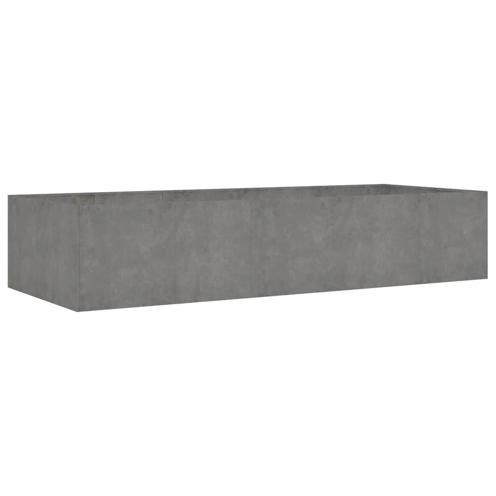 Fioriera Rialzata da Giardino-Vaso da giardino 200x80x40 cm in Acciaio Corten