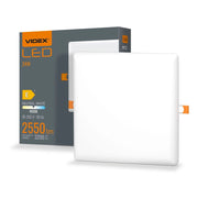 Downlight LED incasso quadrato bianco IP54 24W 4000K Videx