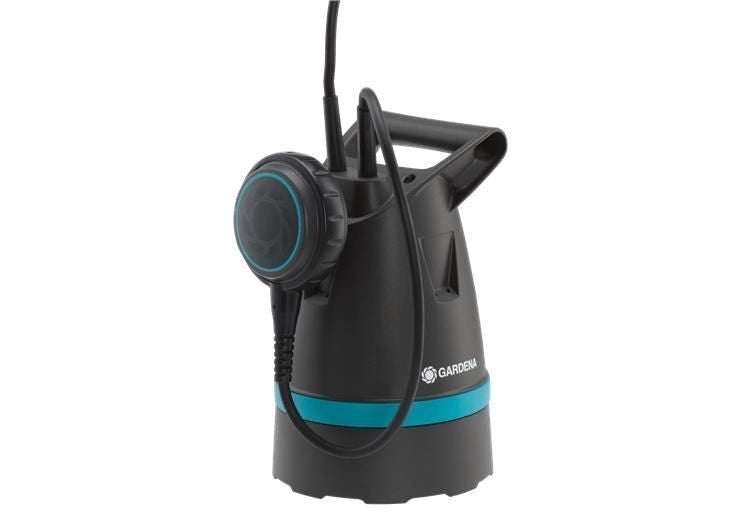 Gardena 09001-47 Pompa Sommersa Acque Chiare 400W 8600 L-h prevalenza 5,5 m immersione 6 m IPX8 colore Nero