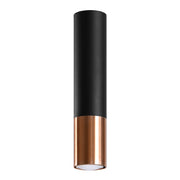 Plafoniera Pure Lume SPIREXEZ PU.0945 rame/nero GU10 1 luce