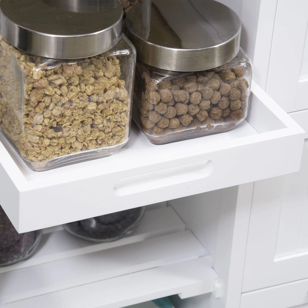 Carrello da cucina con 3 cassetti ¨C Xylo ¨C bianco stile country