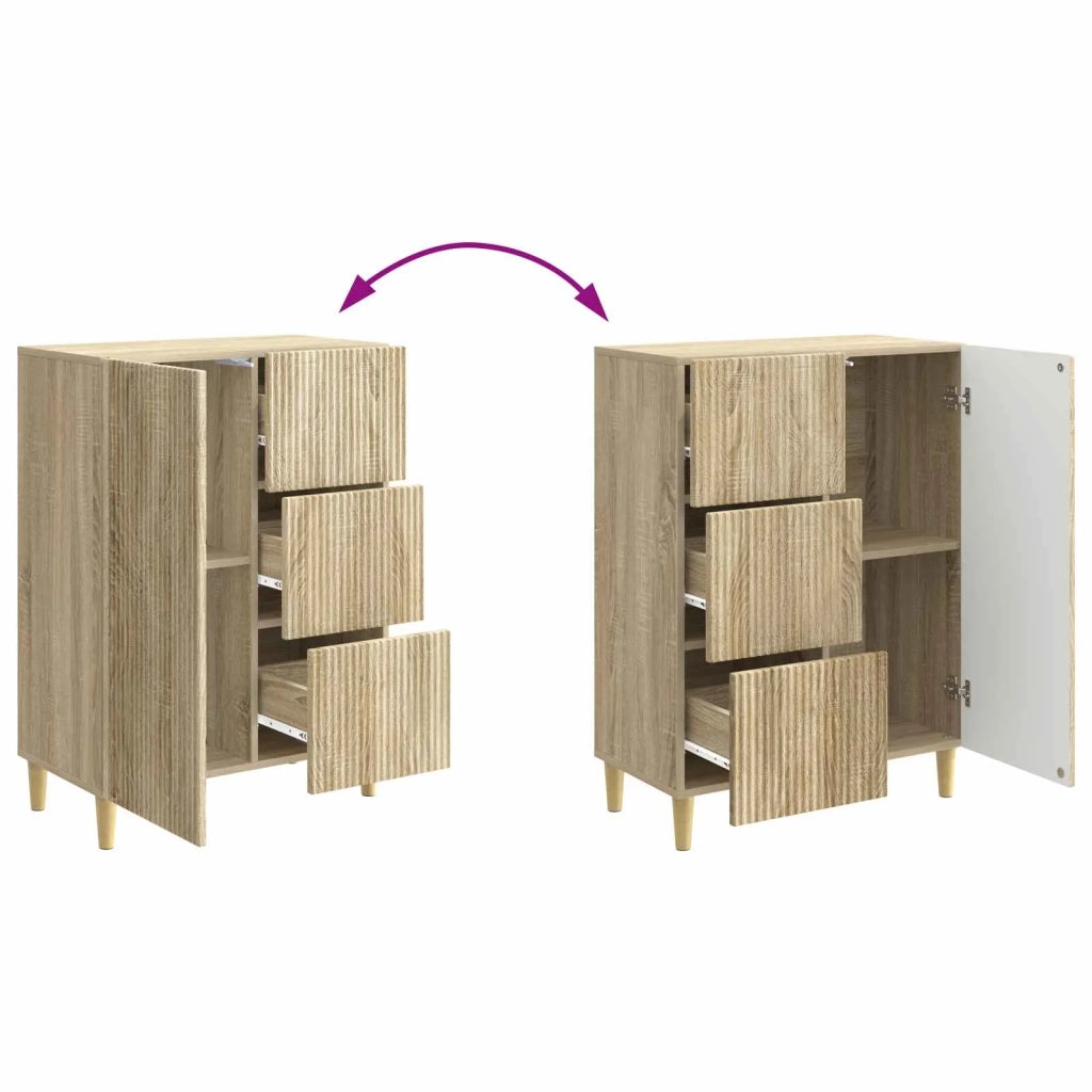 Credenza Rovere Sonoma 66 x 34,5 x 90 cm Legno ingegnerizzato 894627