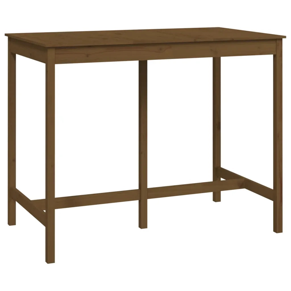Tavolo da Bar Ambra 140x80x110 cm in Legno Massello di Pino 822160