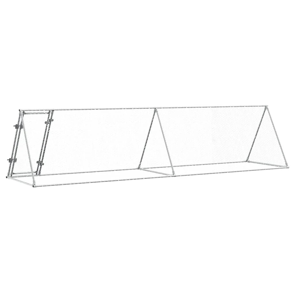 Pollaio Silver 400 x 105 x 91 cm acciaio zincato Silver 02_0041671