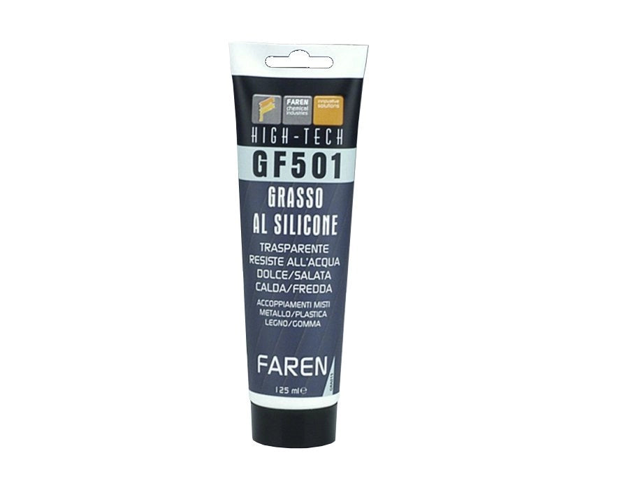 GRASSO AL SILICONE TRASPARENTE 125 ml - FAREN
