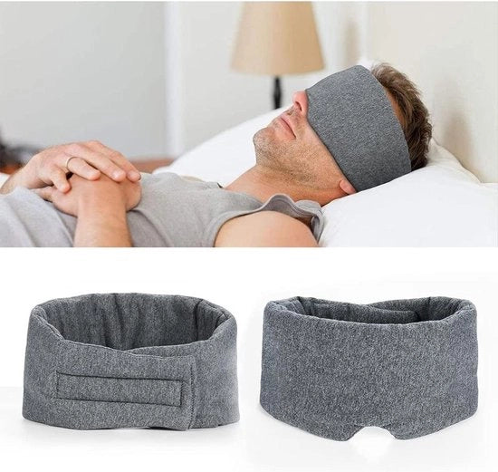 Slaapmasker 100% Blocca la Luce - Tessuto Ultraleggero per Uomini Donne - Sonno Meditazione Viaggi Slaapmasker