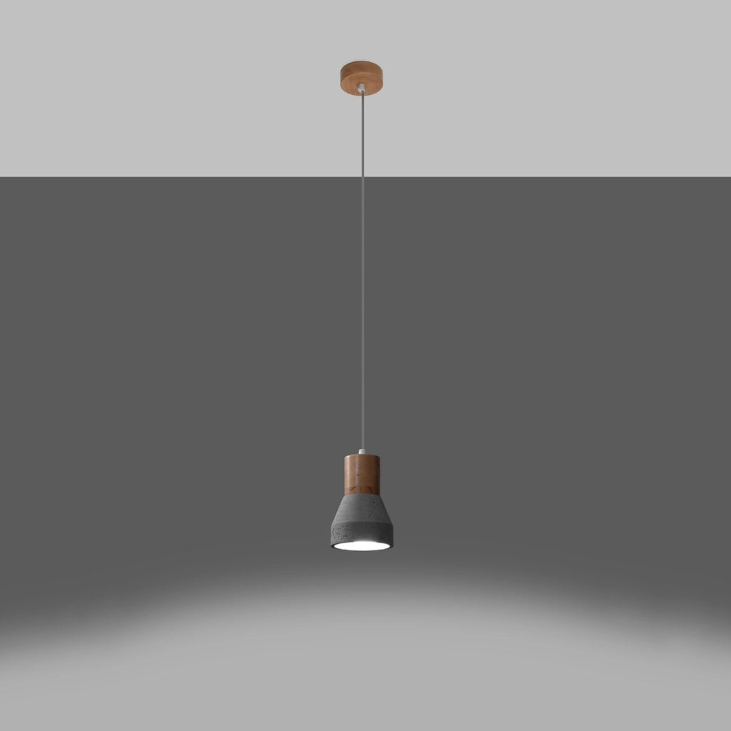 Lampada a sospensione QUBIC grigio