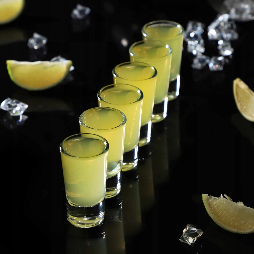 Set di 12 bicchierini da shot per vodka KADAX Classic in vetro da 25 ml