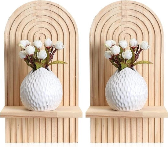 Wandrek in legno flottato per decorazione boho in stile naturale per soggiorno, camera da letto e camera dei bambini