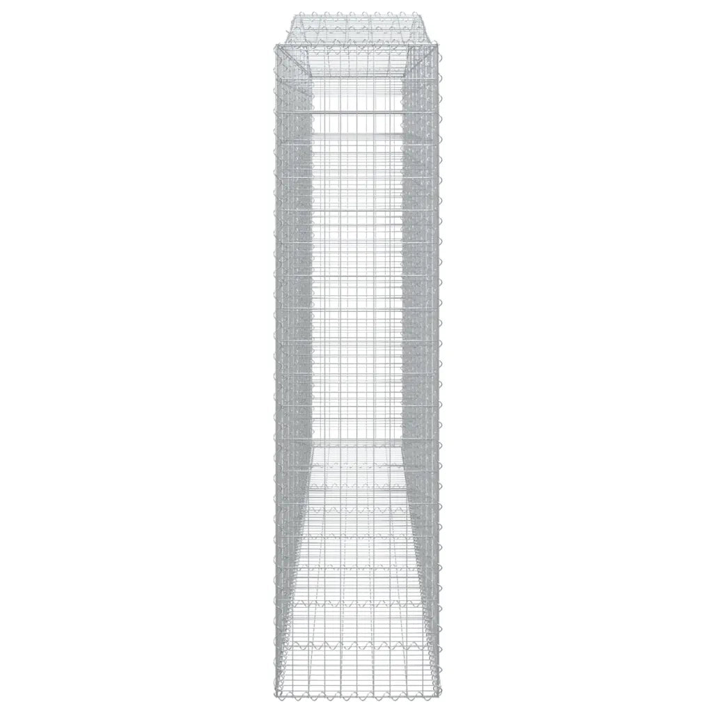 Cesto Gabbione ad Arco 400x50x200/220 cm Ferro Zincato cod mxl 50203