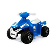 Moto elettrica feber fen42000 polizia quad 6v azzurro