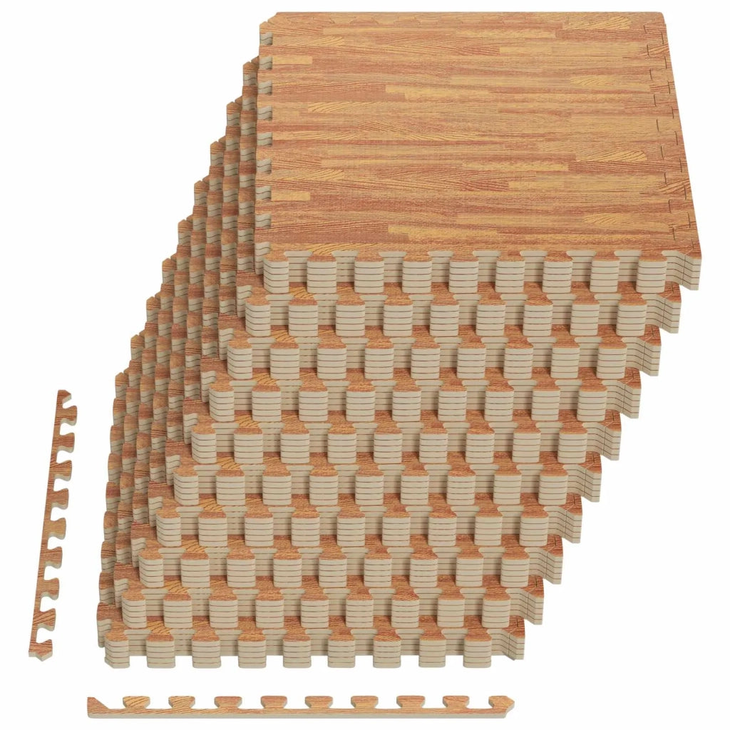 Tappeti 50 pcs legno 18 m² Schiuma EVA 42040731