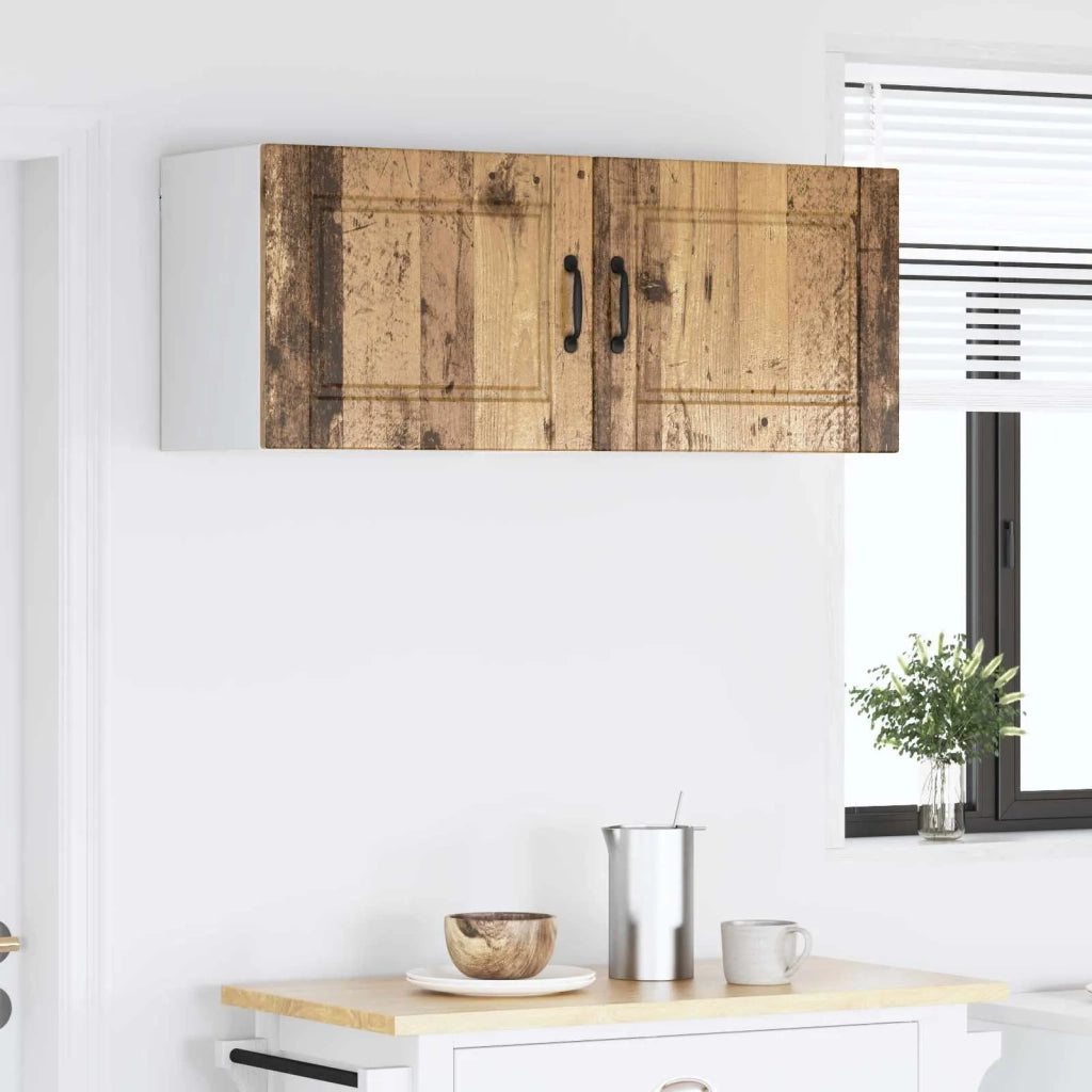 Armadietto a muro PORTO 2 pcs Legno vecchio 50 x 31 x 40 cm