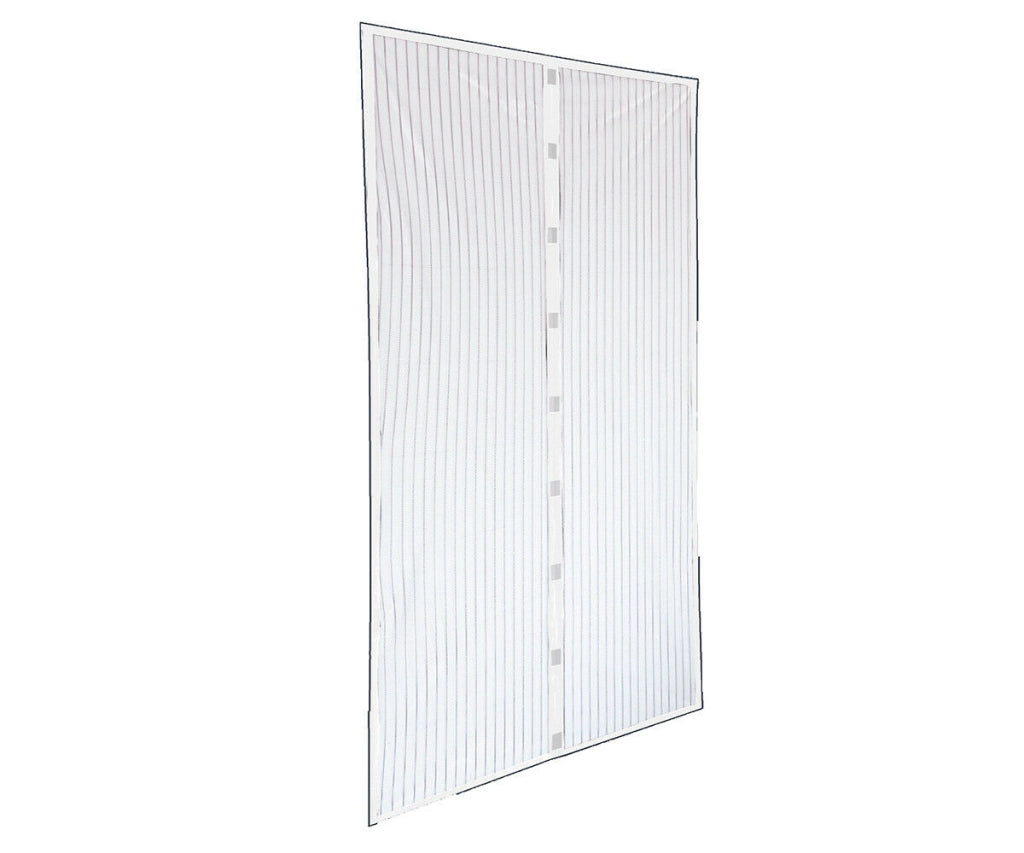 Zanzariera Magnetica riducibile Chiusura Magneti Porta Finestra Calamita 140x250 Colore Zanzariera: Bianca