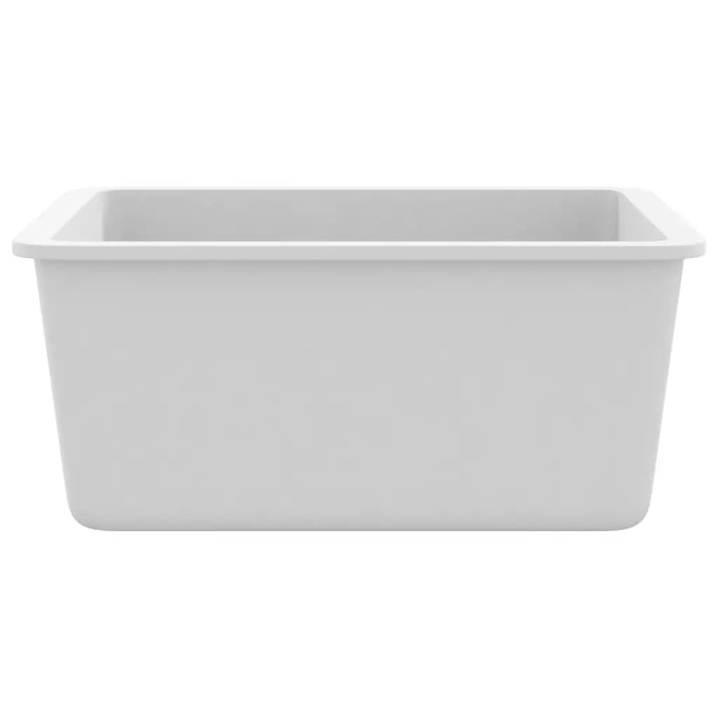 Lavello da Cucina in Granito Vasca Singola Bianco CFW9583203