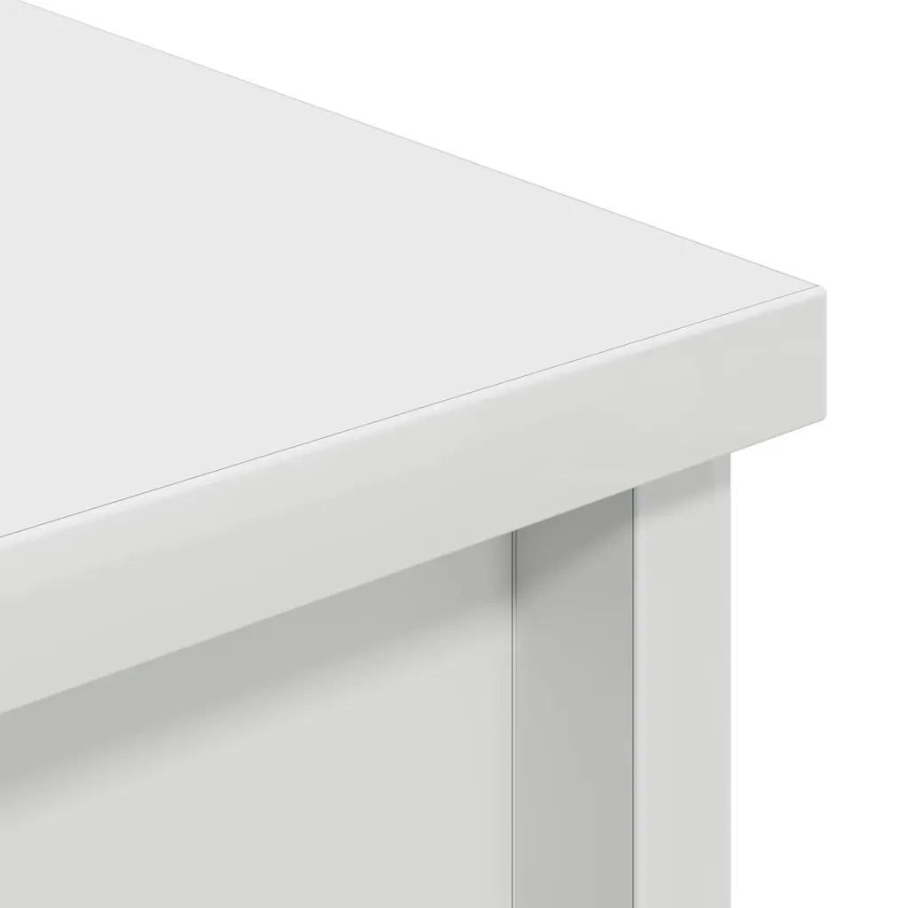 Credenza Bianca 37,5x35x180 cm in Legno Multistrato 861670