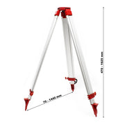 Treppiede estensibile 162,5cm per livella laser a croce Supporto