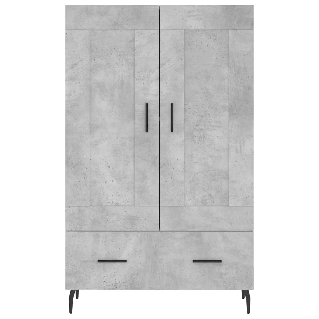 Buffet credenza cassettiera mobiletto mobile contenitore organizer cucina soggiorno salotto alto 69,5 x 31 x 115 cm legno ingegnerizzato grigio 02_0034470