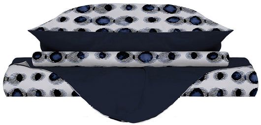 Copripiumino Singolo con Stampa sul Sacco e Federe Doubleface Optical