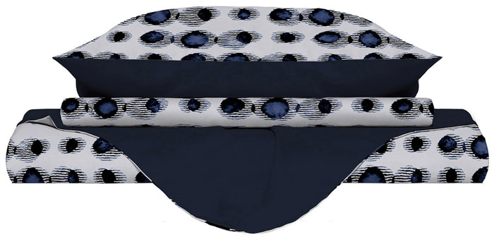 Copripiumino Singolo con Stampa sul Sacco e Federe Doubleface Optical