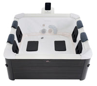 Vasca Idromassaggio da Esterno Spa Riscaldata 160x160x65 cm 6 Posti Wi-Fi Oslo Smart