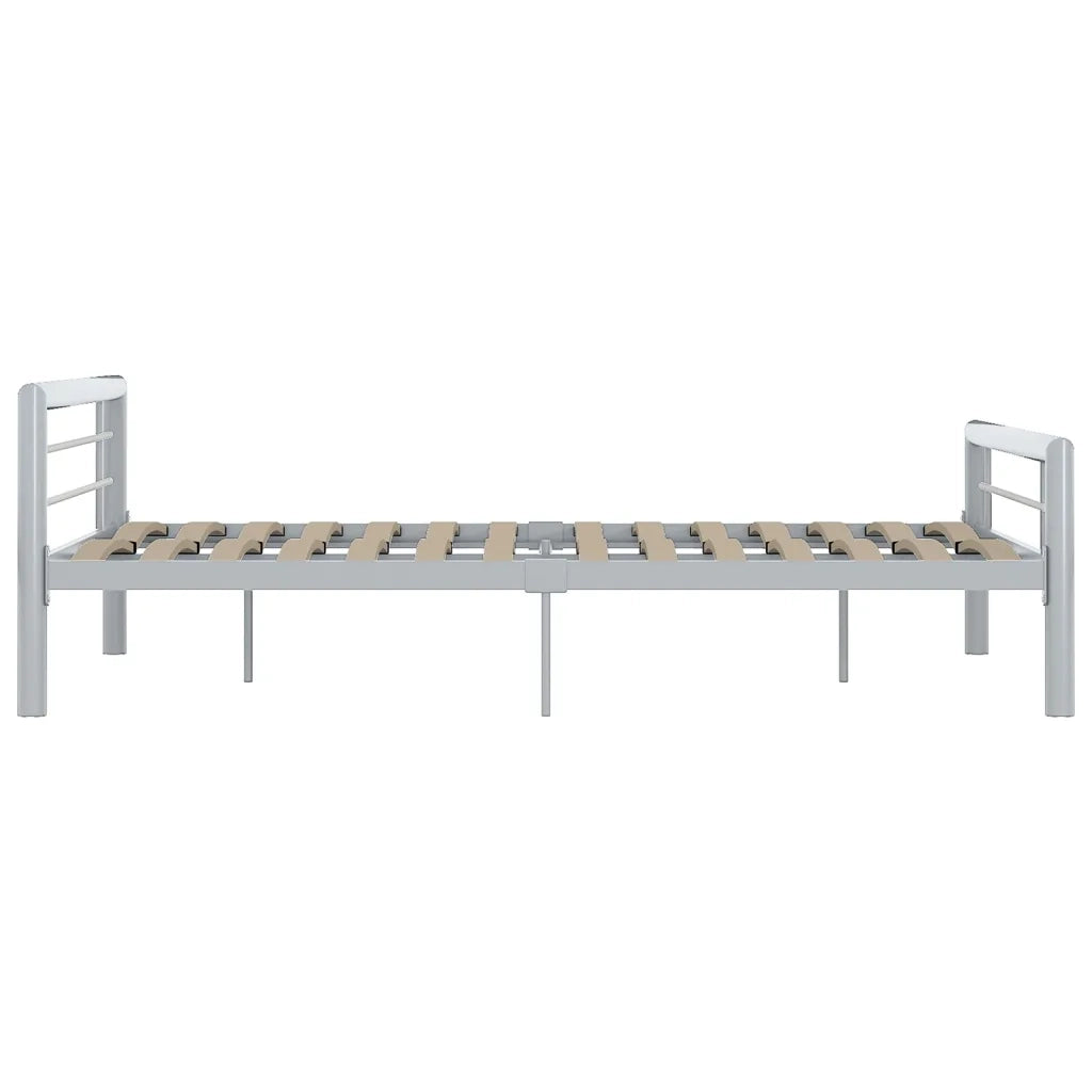 Giroletto Grigio e Bianco in Metallo 140x200 cm 284559