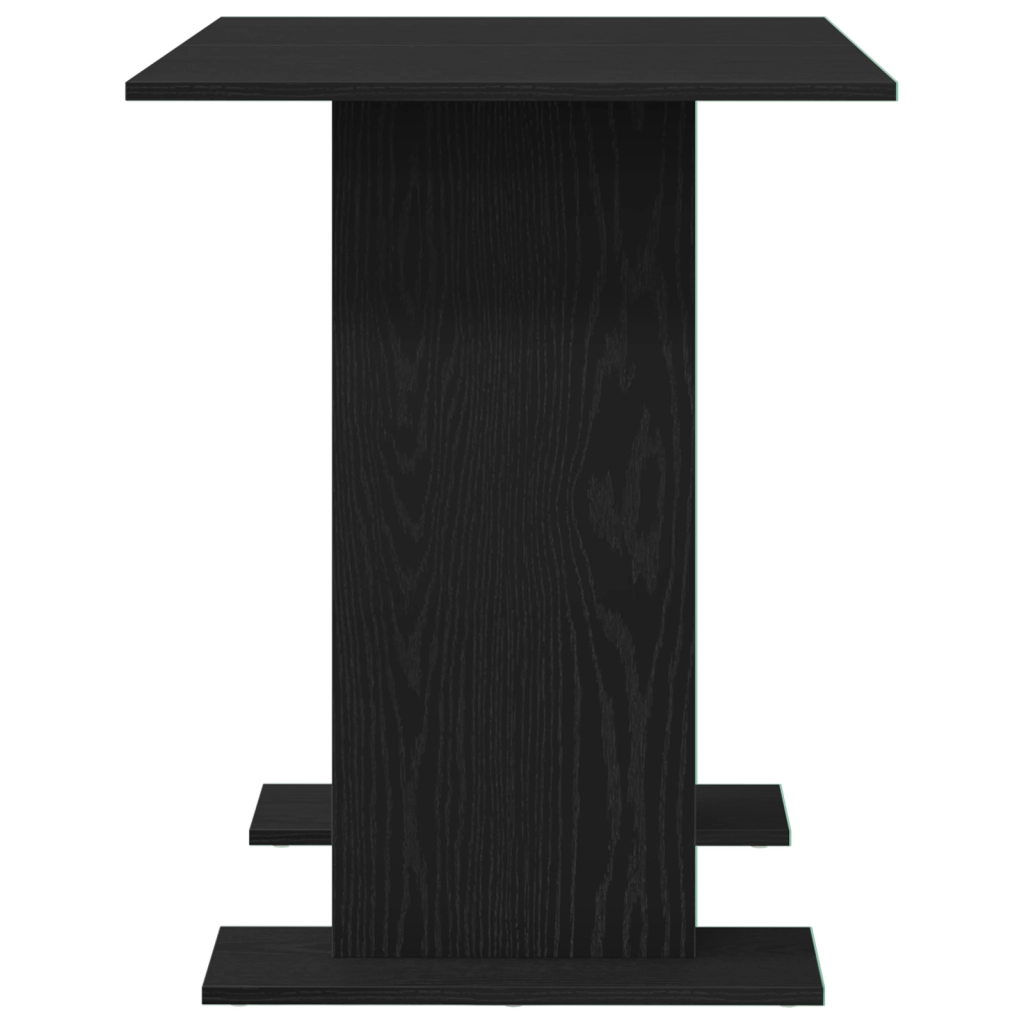 Tavolo da pranzo  Nero Rovere 110x60x75 cm Legno ingegnerizzato