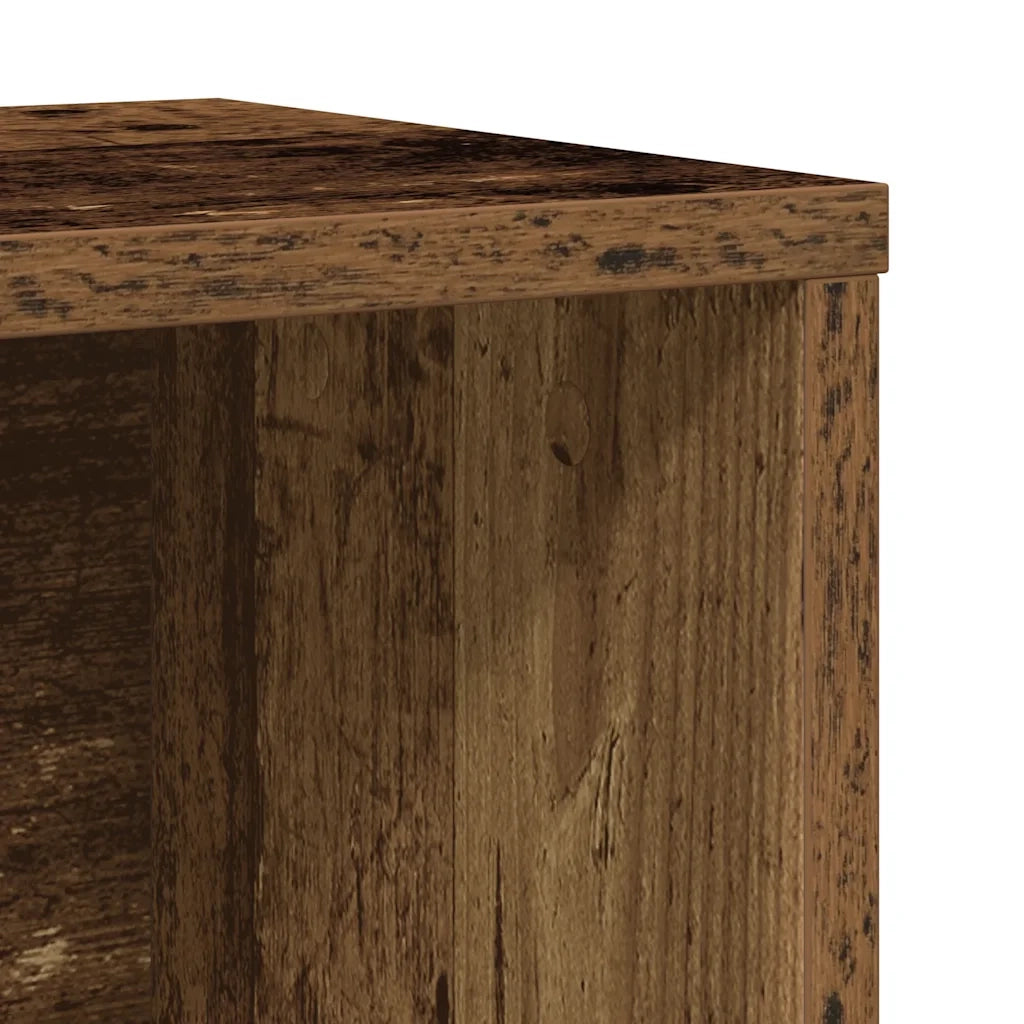 Libreria Legno Vecchio 60x24x76,5 cm in Legno Multistrato