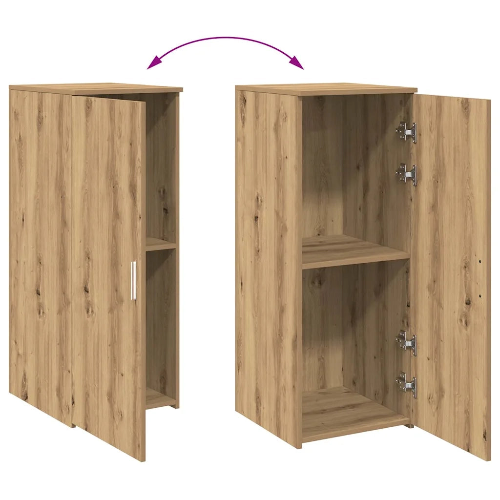 Mobile Portaoggetti Rovere Artigianale 40x45x103,5cm Truciolato 859041