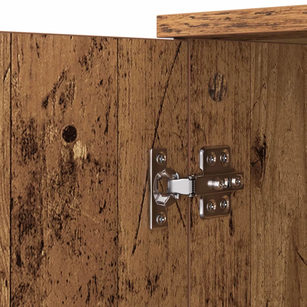 Credenza | Madia | Buffet da pranzo | Armadio da pranzo Legno vecchio 59 x 39 x 80 cm Legno multistrato