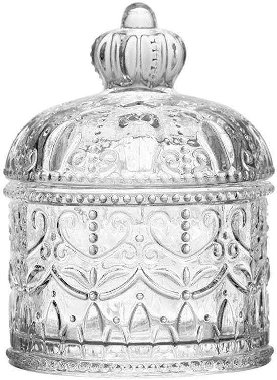 Vaso di cristallo decorativo - 200ml - Elegantemente disegnato e a prova di aria