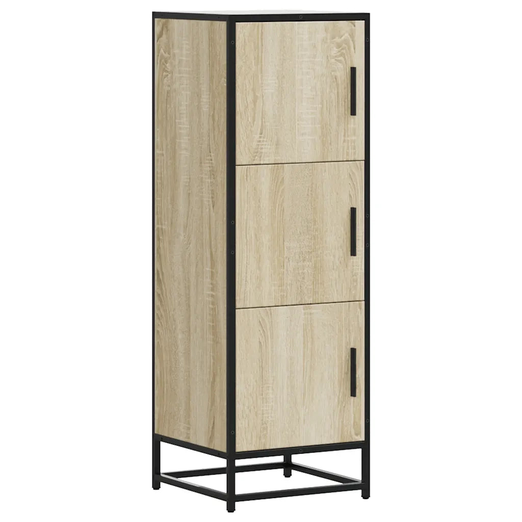 Credenza Rovere Sonoma Legno Multistrato Metallo 849065