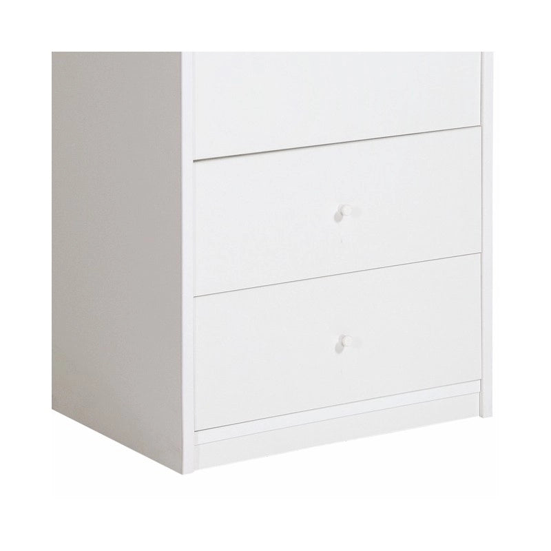 Mobile asse stiro bianco frassinato con 3 cassetti cm 44x57xH.89