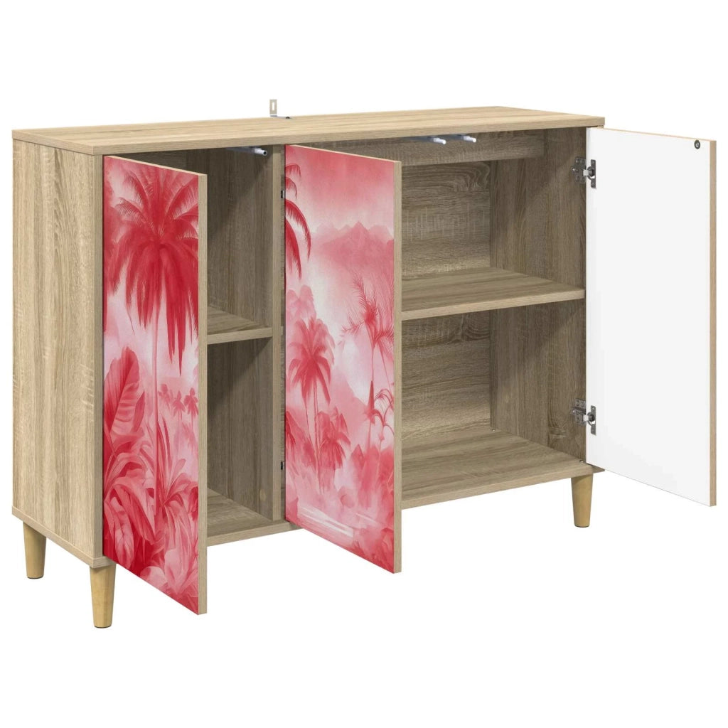 Credenza AACHEN Sonoma 102 x 33 x 75 cm Legno ingegnerizzato 8006966