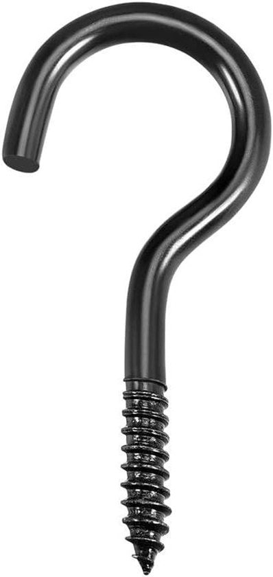 Serrature autocontundenti con viti a testa 1,3" in nero - Set da 12 pezzi