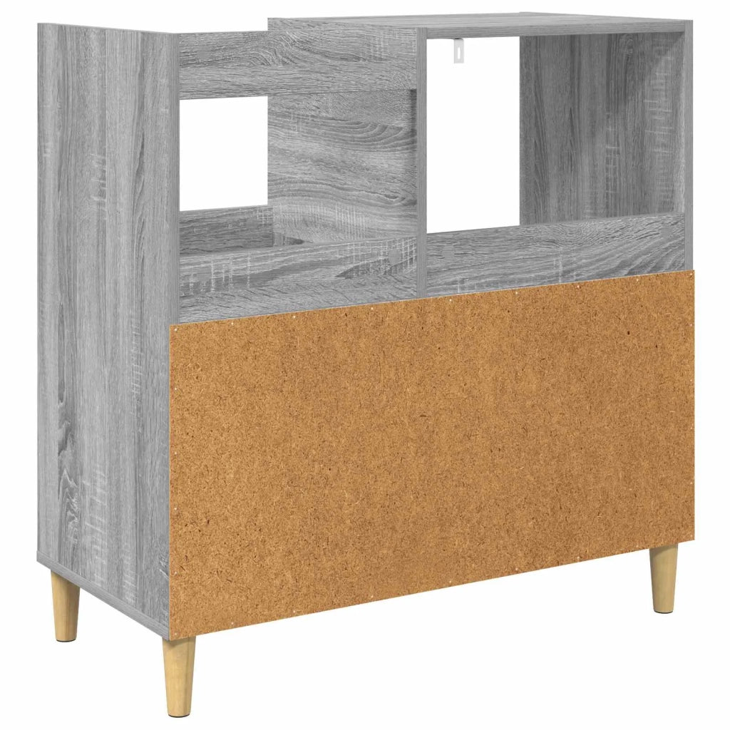Supporto per giradischi Sonoma grigio 82 x 39,5 x 82,5 cm 8012887