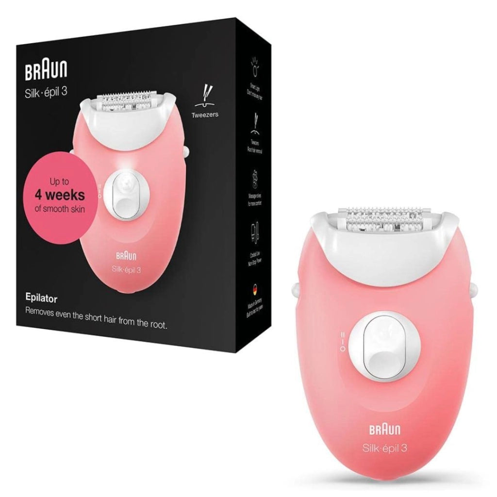 Epilatore braun silk epil 3-176 rosa