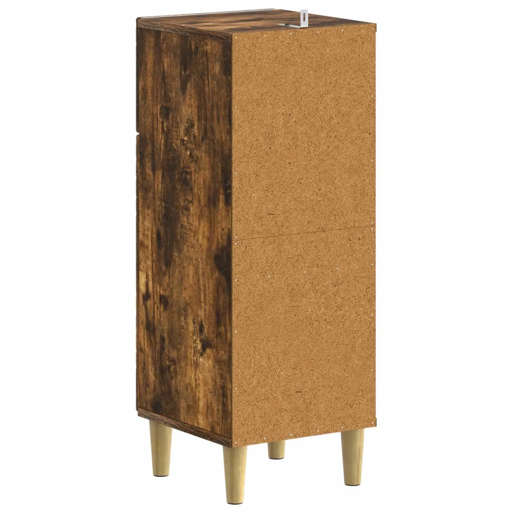 Mobiletto da Bagno DELFT Rovere Fumo 30 x 31 x 80 cm 897050