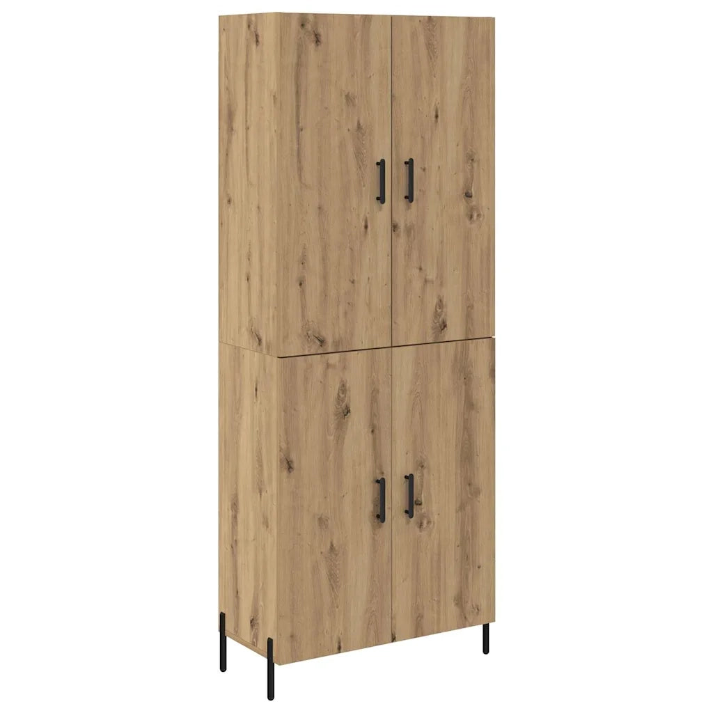 Credenza | Madia | Buffet da pranzo | Armadio da pranzo Rovere artigianale 69,5 x 34 x 180 cm