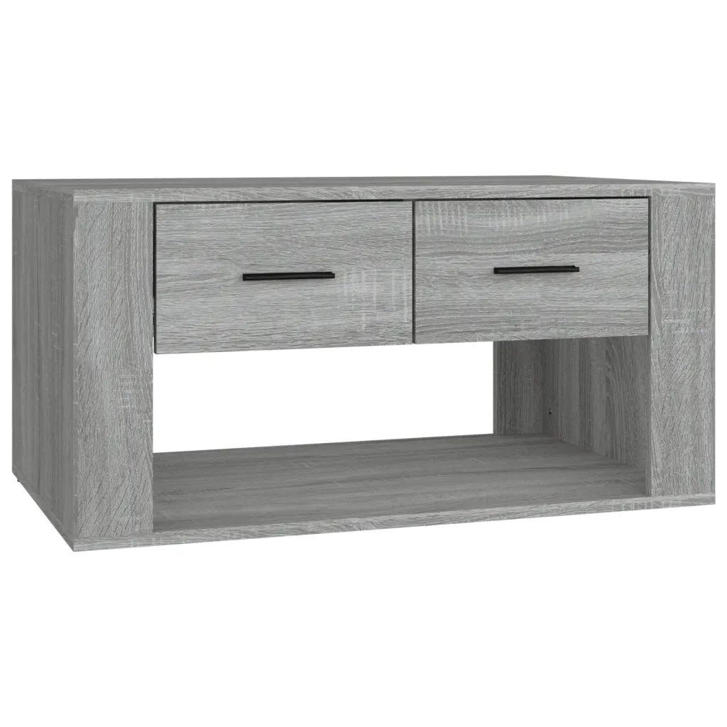 Tavolino da Salotto Grigio Sonoma 80x50x40 cm Legno Multistrato