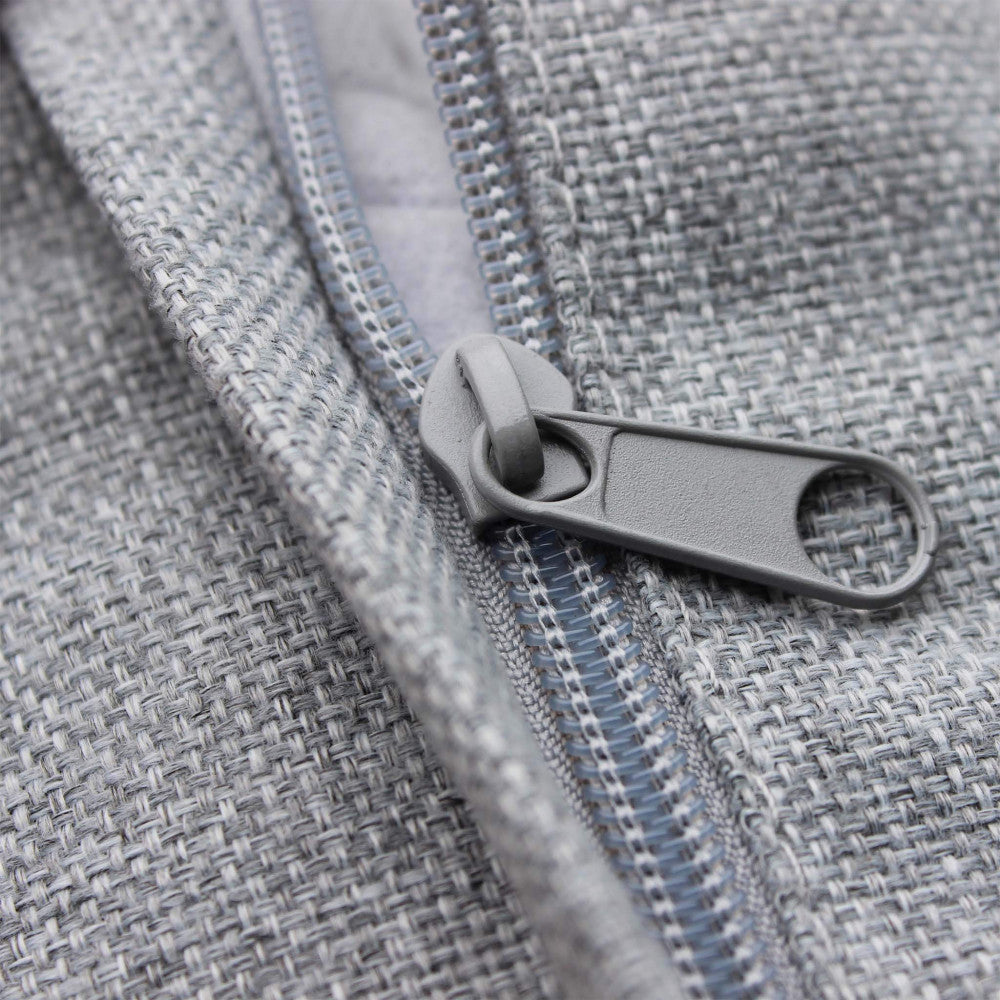 Set Salotto da Giardino Divano 2 Poltrone e Tavolino con Cuscini in Alluminio Bianco