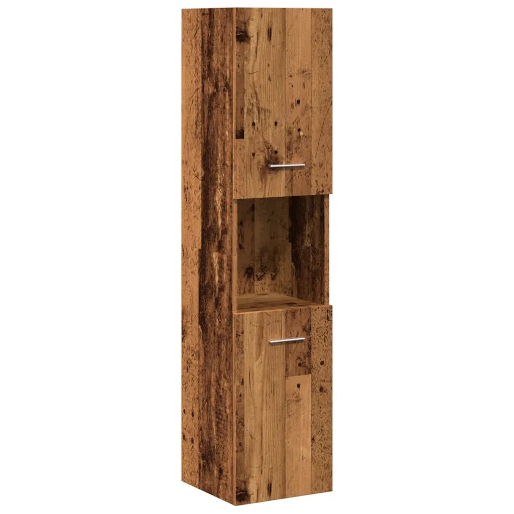 Set Mobili da Bagno 5 pz Legno Antico in Legno Multistrato 3328603